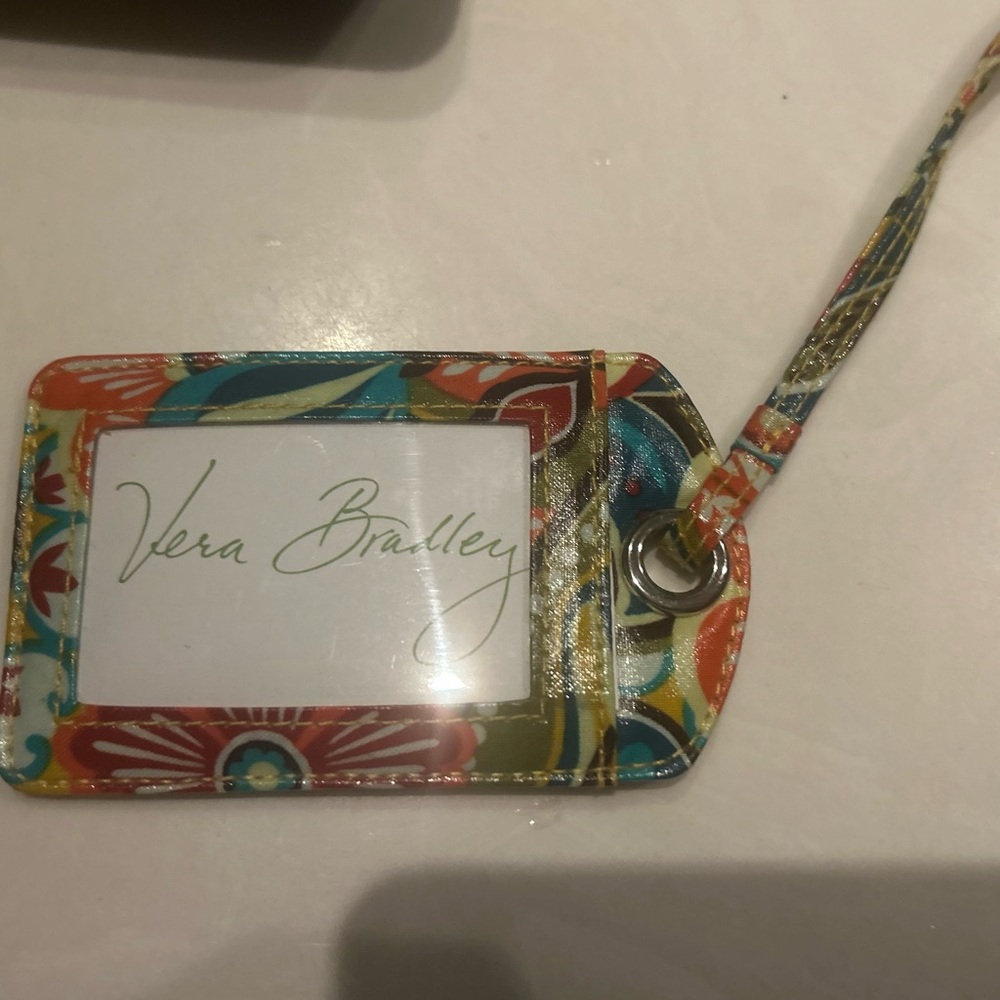 Vera Bradley Multicolor Floral Luggage Tag